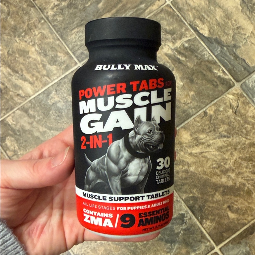 Black Muscle Gain Power Tabs for Dogs